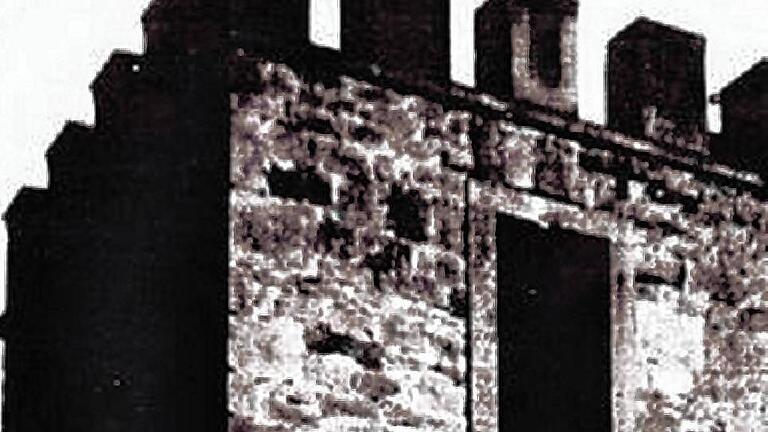 Der Wengertsturm 1945.