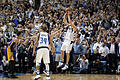 Lebende Legende       -  Als sechster Profi in der NBA-Geschichte hat Dirk Nowitzki den 30 000-Meilenstein erreicht und damit für viele Fans seinen Legenden-Status unterstrichen. Foto: Tony Gutierrez