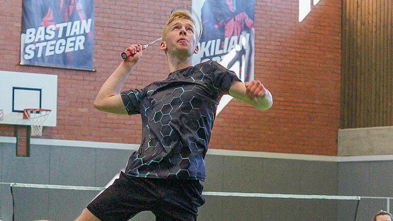 Andreas Ortlauf (im Bild) ist die neue Nummer 1 des BC Bad Königshofen, der in der kommenden Saison in der Bezirksoberliga Badminton spielen wird.