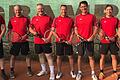 Herren 30 des TC Rot-Weiss Lohr sind ungeschlagener Meister       -  (red)   Das um die Führungsspieler Torsten Herb und Matthias Kunkel neu formierte Herren-30-Team des TC Rot-Weiß Lohr gewann in einer starken Gruppe den Titel souverän. Mit 10:0 Mannschaftspunkten und 43:2 Matchpunkten wurde es Meister in der Tennis-Kreisklasse 1 und steigt in die Bezirksklasse 2 auf. Das feierten: (von links) Matthias Kunkel, Kapitäm Alexander Steg, Torsten Herb, Roland Zabel, Frank Günther, Andreas Knoblach und Mike Hawkins. Auf dem Bild fehlt: Fabian Wörenkämper.