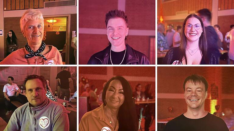 Sie haben auf der Single-Party in Wiesenfeld nach neuen Bekanntschaften gesucht (oben von links): Renate, Max, Veronika, (unten von links) Ralf, Anette und Tobias.