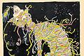 Verkaterter Kater: Carl Olof Petersen, &bdquo;Aschermittwoch&ldquo;, 1913, Bleistift, Aquarell, Deckweiß und schwarze Tusche.