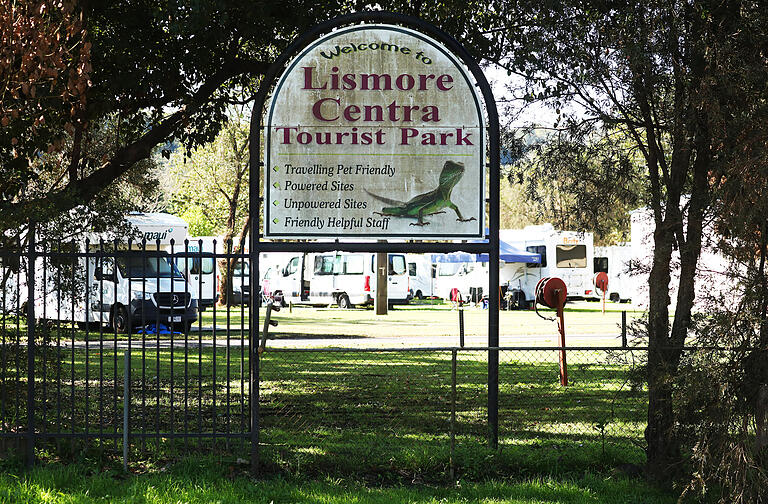 Der Lismore Centra Tourist Park. Hier war Simone Strobel 2005 mit ihren Reisebegleitern untergebracht.&nbsp;