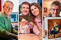 Thomas Zenglein (von links), Marc und Kerstin Betz sowie Maria Hoh haben eines gemeinsam: Sie sind Eltern, deren Kinder gestorben sind. Sie haben jeweils ihren ganz eigenen Weg gefunden, um mit der Trauer umzugehen.