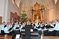 Der Männergesangverein Liederkranz beim Weihnachtskonzert in Burgsinn.