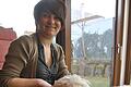Hypo-Hund Marley       -  Hypo-Hund Marley riecht, ob Frauchen Sabrina Weinand unterzuckert ist.