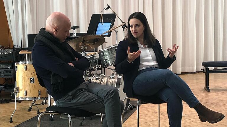 Komponistin Sara Glojnarić im Gespräch mit Prof. Andreas Dohmen