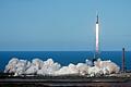 Start SpaceX       -  Eine SpaceX-Rakete hebt von der Rampe 39A des Kennedy Space Center in Cape Canaveral ab.