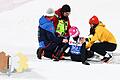 Ski nordisch: Weltmeisterschaft in Trondheim       -  Luisa Görlich musste nach ihrem Sprung behandelt werden.