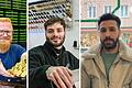 Die drei jungen Syrer, &nbsp;Ahmad Mualla, Mohamad Fathi Yasin und Feras Alhamad (von links) erzählen, wie sie die auf aktuellen Entwicklungen in ihrer Heimat blicken.