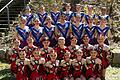 Zwei Tanzgruppen – ein Team: Sowohl die „Muskatzinchen“ (hinten) als auch die „Maintaler“ standen bei der Bayerischen Meisterschaft im Garde- und Schautanzsport auf dem Siegertreppchen.