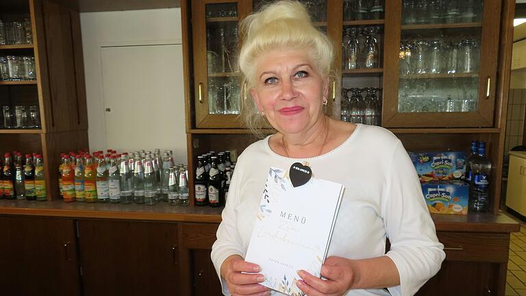 Svitlana Mischenko ist die neue Wirtin im Gasthaus 'Zum Lindenbrunnen' in Haselbach. Svitlana Mischenko ist die neue Wirtin im Gasthaus 'Zum Lindenbrunnen' in Haselbach.