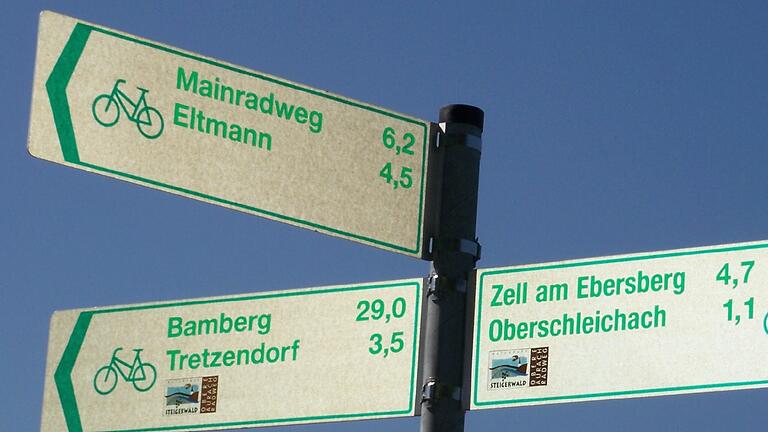 Der Mainradweg gilt als sehr gut ausgeschildert. Der Mainradweg gilt als sehr gut ausgeschildert. 