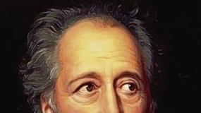 Förderer und Vorbild: Johann Wolfgang von Goethe.