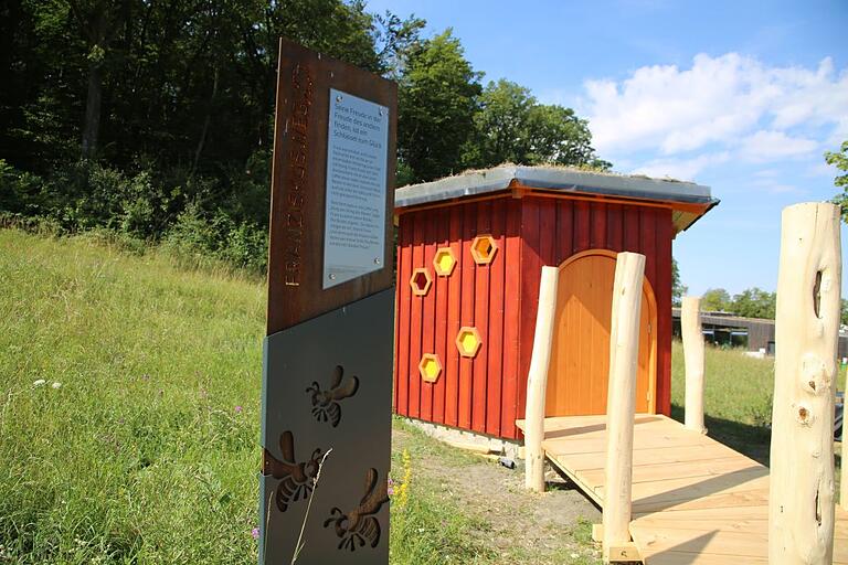 Bei der ersten Station geht es um Bienen.