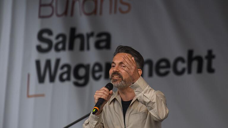BSW-Kundgebung - BSW-Abgeordnete gehören im Europaparlament zunächst keiner Fraktion an. (Archivbild) BSW-Kundgebung - BSW-Abgeordnete gehören im Europaparlament zunächst keiner Fraktion an. (Archivbild)
