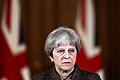 TOPSHOT-BRITAIN-SYRIA-CONFLICT-STRIKES       -  Die britische Premierministerin Theresa May