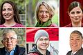 Die Würzburger Direktkandidatinnen- und Kandidaten: (von oben links) Hülya Düber, Jessica Hecht, Katharina Räth, Andrew Ullmann, Aaron Valent und Federico Beck. In den Bundestag haben es nur Düber und Valent geschafft.&nbsp;