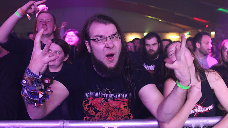 Impressionen vom Metal Franconia Festival in der Dettelbacher Frankenhalle