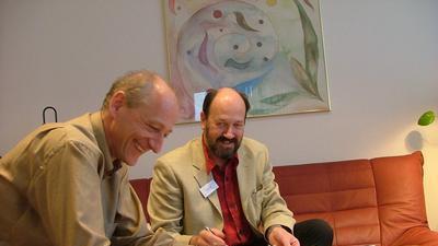 Heiligenfeld       -  Dr. Joachim Galuska (links) und Fritz Lang
ärztlicher beziehungsweise kaufmännischer Direktor der Unternehmensgruppe Heiligenfeld