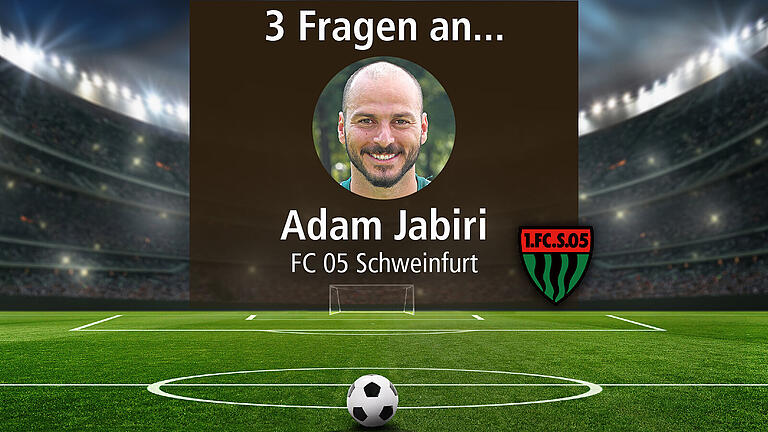 3 Fragen an... Adam Jabiri vom FC 05 Schweinfurt.