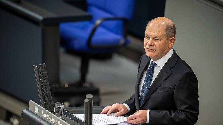 Olaf Scholz.jpeg       -  'Der Staat wird seinen Aufgaben auch weiterhin gerecht', sagt Bundeskanzler Olaf Scholz in seiner Regierungsrede.