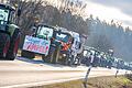 Am Montag sorgten zahlreiche Traktoren und Lastwagen für Verkehrsstörungen. Sie alle nahmen an der bundesweiten Protestaktion der Landwirtinnen und Landwirte teil.
