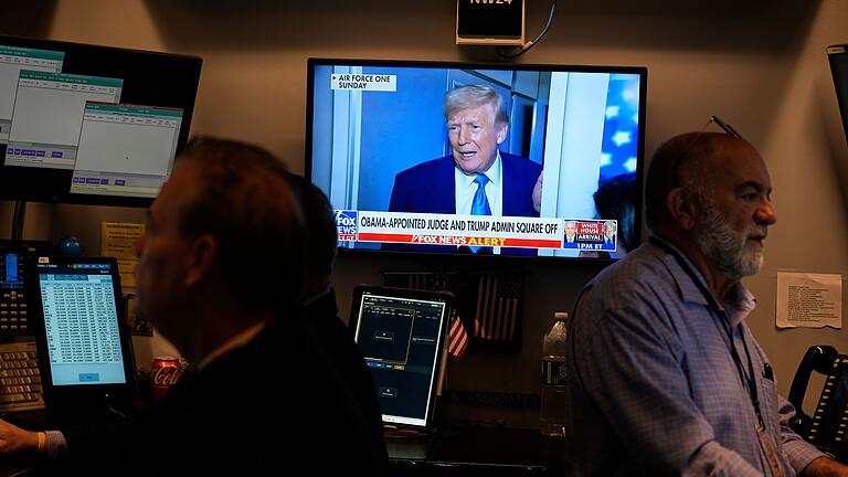 New Yorker Börse       -  Trump droht mit weiteren Zöllen