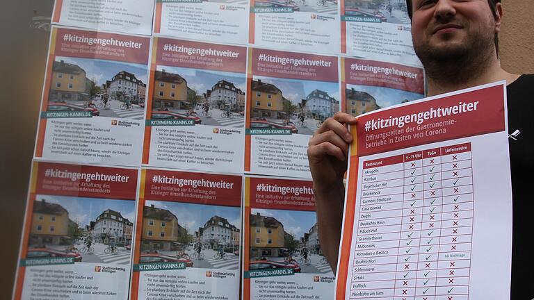 Schon in der ersten Corona-Welle hatte der Stadtmarketingverein Kitzingen mit seinem Vorsitzenden Frank Gimperlein eine Aktion zur Rettung des Einzelhandels gestartet.