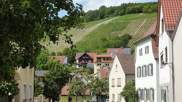 Über Ramsthal erstrecken sich die Weinberge.