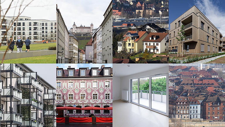 Der Mietspiegel sorgt für mehr Klarheit auf dem Würzburger Wohnungsmarkt (Symbol-Montage). Der Mietspiegel sorgt für mehr Klarheit auf dem Würzburger Wohnungsmarkt (Symbol-Montage). 