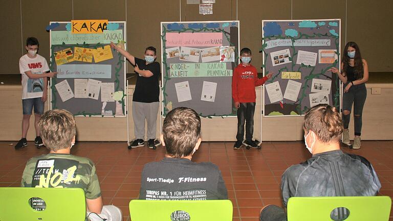 Fairtrade Kakaoanbau war Thema an der Mittelschule in Marktheidenfeld. Fairtrade Kakaoanbau war Thema an der Mittelschule in Marktheidenfeld.