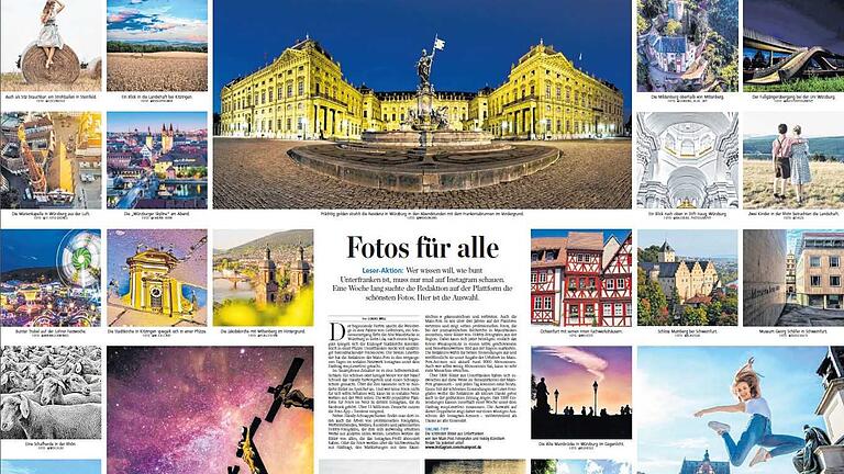 Diese Instagram-Fotos haben es durch die Leseraktion #mpLeserfoto in die gedruckte Samstagsausgabe der Main-Post geschafft. Diese Instagram-Fotos haben es durch die Leseraktion #mpLeserfoto in die gedruckte Samstagsausgabe der Main-Post geschafft.