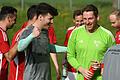 Die Spieler des TSV Eßleben bejubeln den Meistertitel in der Kreisliga Schweinfurt 1.