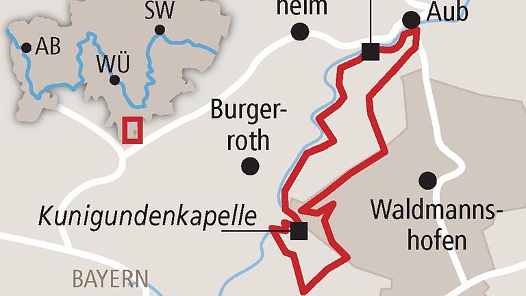 Rundwanderung: Wo Kunigundes Schleier hängen blieb
