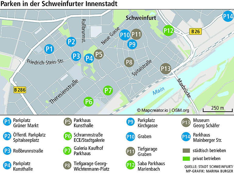 Verdoppelung der Parkgebühren in Schweinfurt: Darüber ärgern sich die Händler