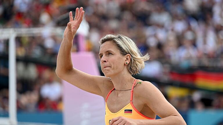 Paris 2024 - Beach-Volleyball - Laura Ludwig verabschiedet sich. Paris 2024 - Beach-Volleyball - Laura Ludwig verabschiedet sich.