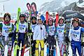 Das MSP-Team in Mürren bildeten (von links): Florian Wagner, Hans Kirchgässner, Gerhard Mayer, Sandra Seitz (nicht gestartet), Georg Lummel, Gerald Schneider und Stefan Lembach. Nicht auf dem Bild: Mark Kernohan.