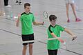 Unser Bild zeigen Moritz Hippler (rechts) und Niclas Köhler vom Ski-Club Bad Kissingen bei der Spieleröffnung.       -  Unser Bild zeigen Moritz Hippler (rechts) und Niclas Köhler vom Ski-Club Bad Kissingen bei der Spieleröffnung.