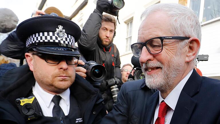 Labour-Vorsitzender Jeremy Corbyn am Tag nach der Wahl