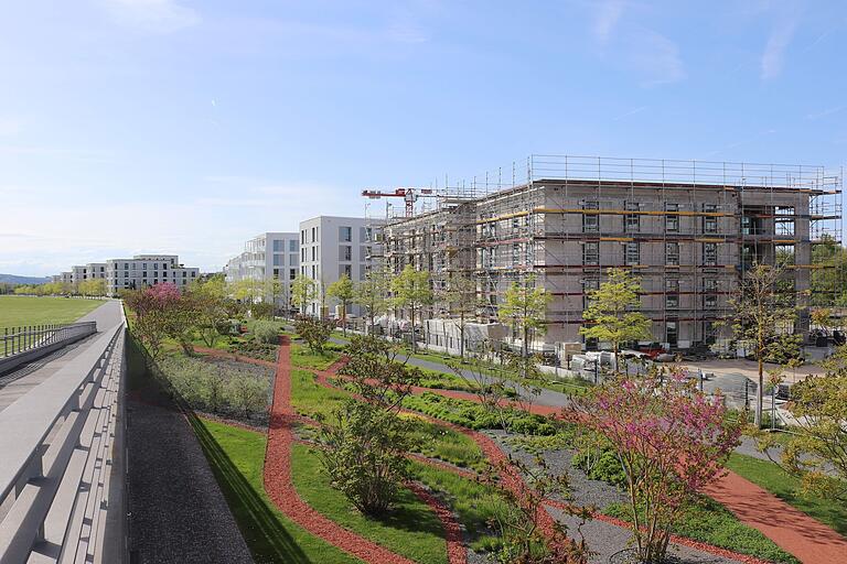 Das Neuprojekt Hubland I und II der Stadtbau Würzburg.