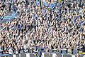 Die Hoffnung stirbt zuletzt: Die Fans des 1. FC Saarbrücken, hier ein Bild vom Hinspiel am Mittwoch, wissen, dass es am Sonntag in Würzburg einer Steigerung bedarf, um aufzusteigen.