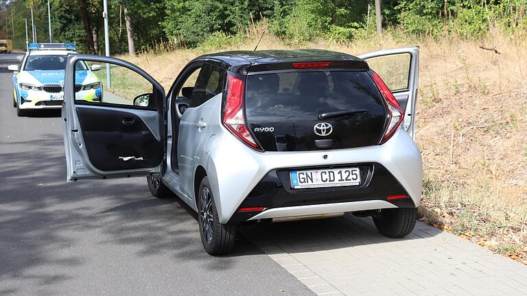 In diesem Toyota Aygo transportierte ein Dienstleister das Goldgranulat. In diesem Toyota Aygo transportierte ein Dienstleister das Goldgranulat.