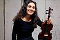 &bdquo;Wundervolle Solistin&ldquo; an der Geige: Roberta Verna.