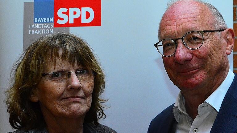 Kathi Petersen hatte Franz Maget zu einem entwicklungspolitischen Themenabend geladen.