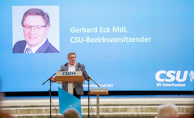 Seit zehn Jahren steht Gerhard Eck an der Spitze der Unterfranken-CSU.