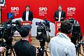 'Erfolg ist, dass man gewinnt': SPD-Bundeschef Lars Klingbeil (rechts) will Bayern-SPD-Chef Florian von Brunn (links) in Landtagswahlkampf unterstützen. Der hat für die nach wie vor schwächelnden Genossen als Wahlziel selbstbewusst '15-Prozent-plus-X' ausgegeben.