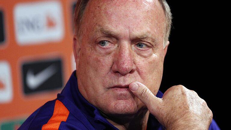 Dick Advocaat       -  Oranje-Coach Dick Advocaat war über das Video nicht sehr erfreut.