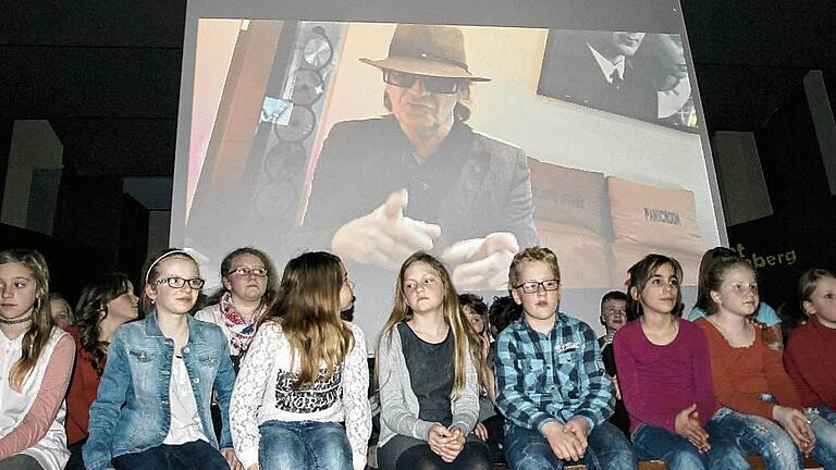 Udo Lindenberg war zwar nicht vor Ort, sendete aber eine Grußbotschaft.