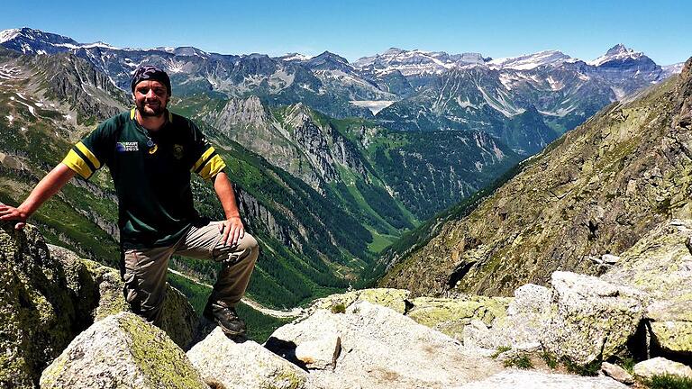 Jan Kozlowski auf seiner Mont Blanc Tour.